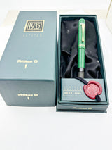 Pelikan "1935 Originals of their Time" Green Jade Celluloid Limited Edition Fountain Pen - Medium 18kt Gold Nib