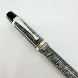 Montegrappa Nazionale Flex Shiny Circles Celluloid Limited Edition Fountain Pen - Flexible Fine 14kt Gold Nib