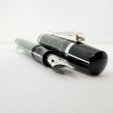 Montegrappa Nazionale Flex Shiny Circles Celluloid Limited Edition Fountain Pen - Flexible Fine 14kt Gold Nib