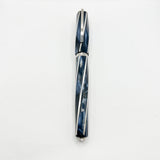 Visconti Divina Elegance Oversize Imperial Blue Fountain Pen  - Fine 18kt Gold Nib