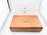 Montegrappa Israel 50th Anniversary Sterling Silver Limited Edition Fountain Pen - Broad 18kt Gold Nib