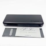 Parker Duofold Centennial (Largest Size) Black & Pearl Fountain Pen  - Fine 18kt Gold Nib