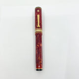 Wahl-Eversharp Decoband Oversize Red Cosmos Fountain Pen - Flexible Medium 14kt Gold Nib