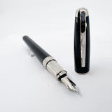 S.T. Dupont Olympio Nocturne Extra Large  Fountain Pen - Medium 18kt Gold Nib