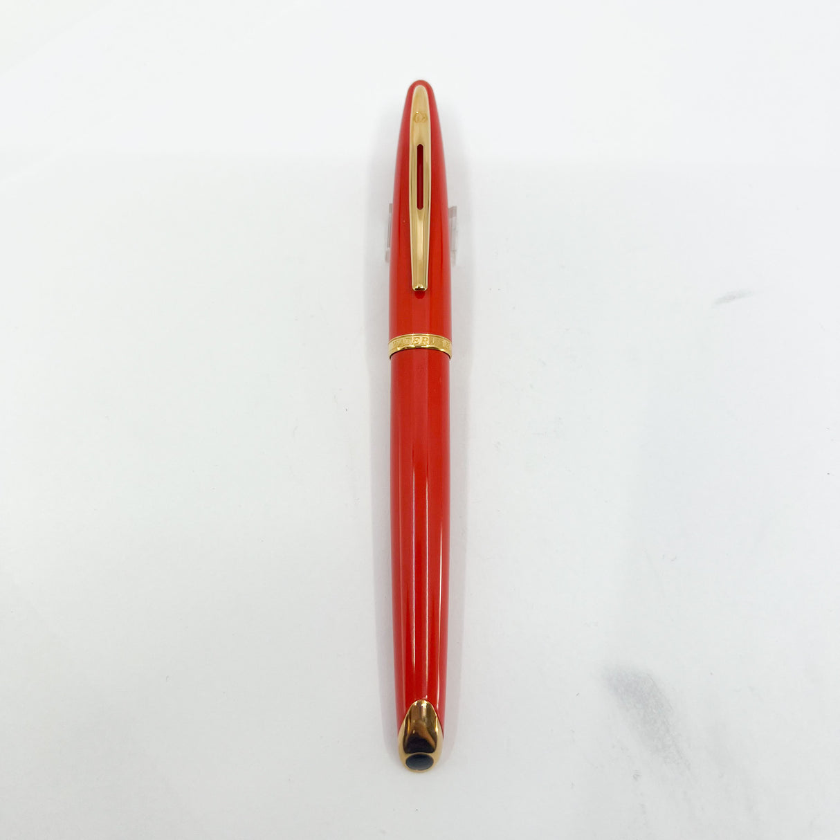 Waterman Carene  Orange Coral Lacquer Fountain Pen - Fine 18kt Gold Nib
