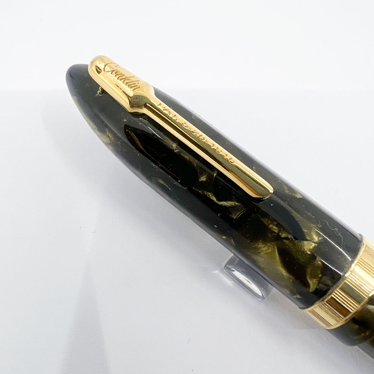 Conklin Nozac Green Saft Celluloid Fountain Pen – Legacy Collection Limited Edition - Fine 14kt Gold Nib