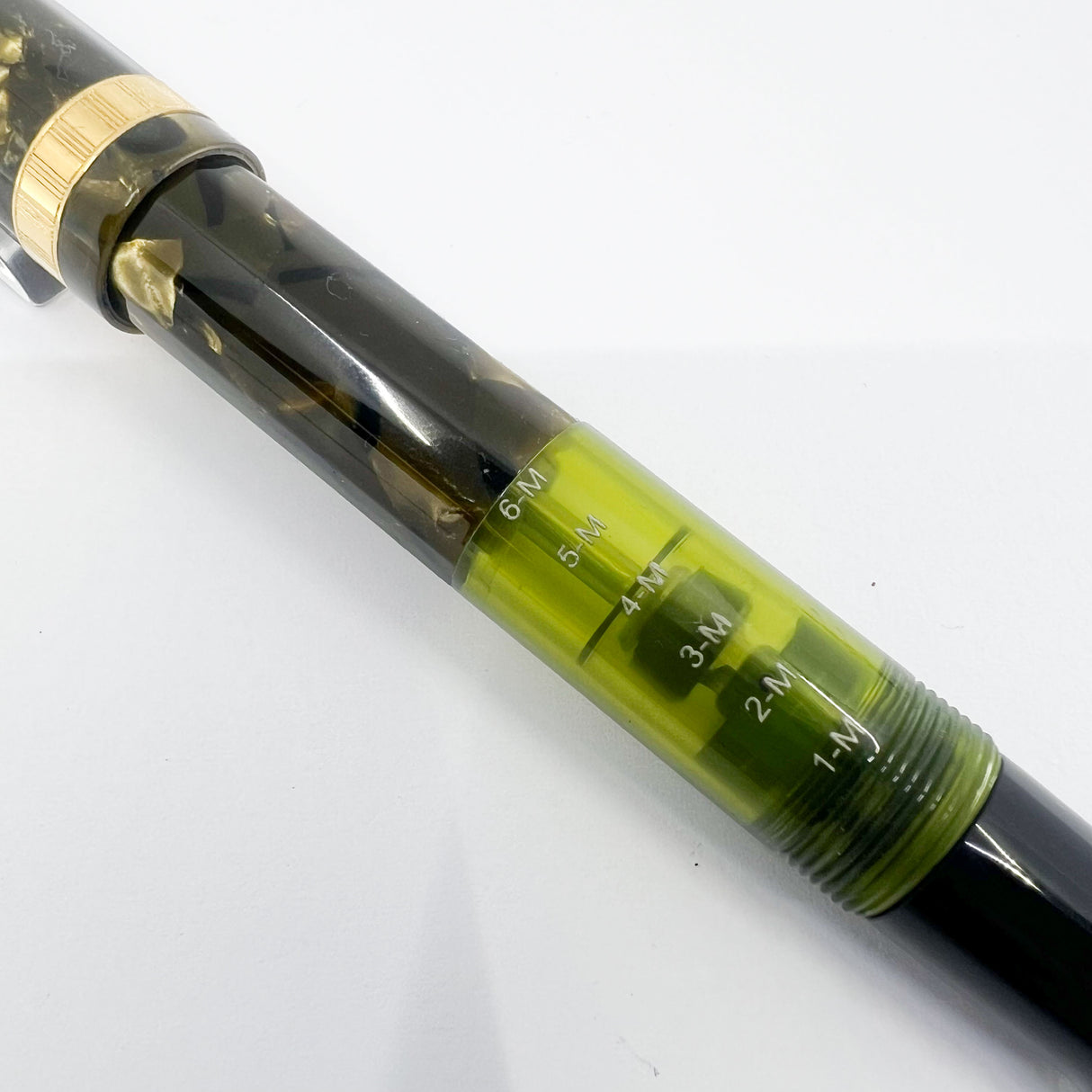Conklin Nozac Green Saft Celluloid Fountain Pen – Legacy Collection Limited Edition - Fine 14kt Gold Nib