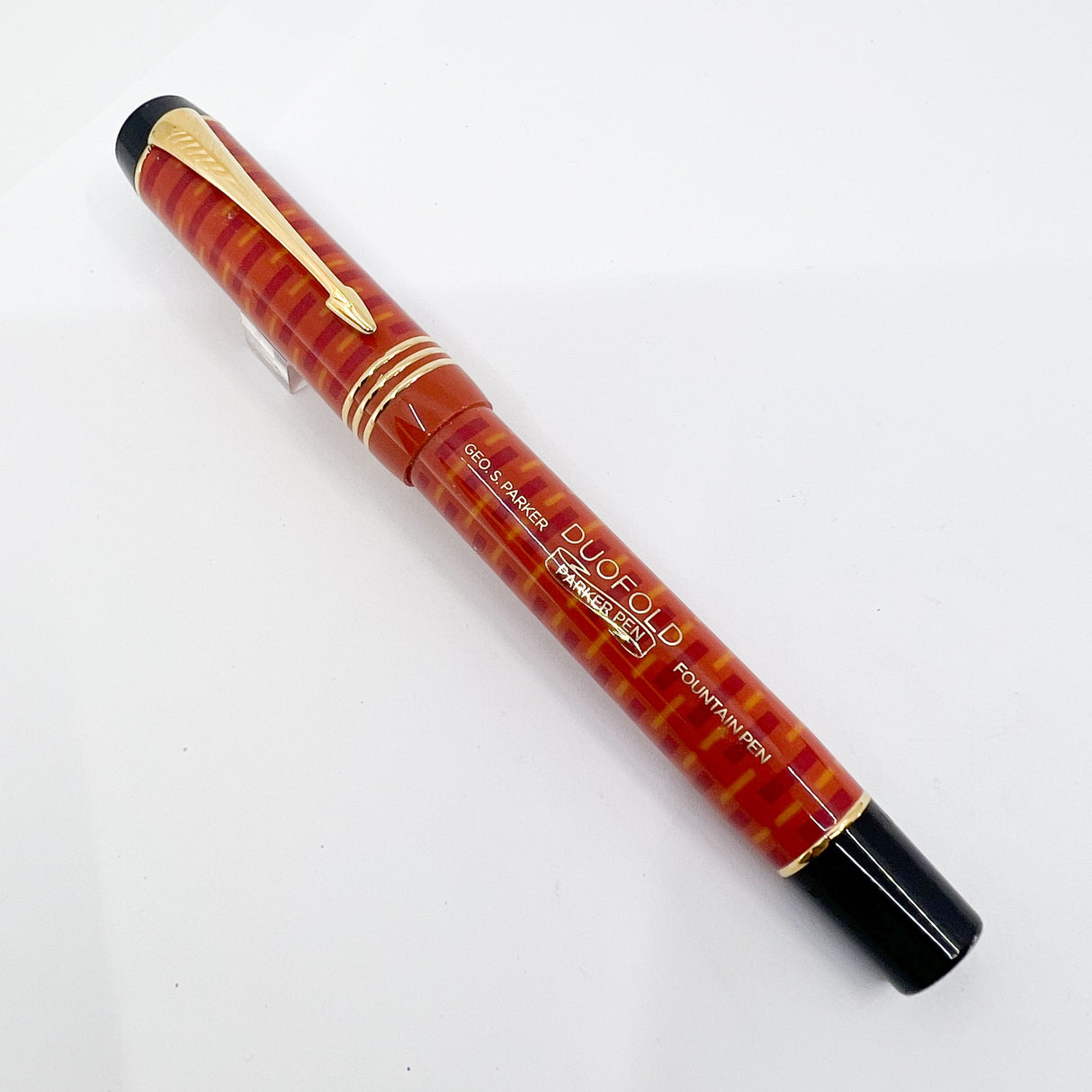 Parker Duofold 100th Anniversary "Big Red"/Orange Centennial Special Edition  - Medium 18kt Gold Nib