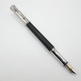 Graf von Faber Castell Classic Ebony Wood Fountain Pen - Medium 18kt Gold Nib