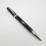 Visconti Wall Street Glittering Gray Striped Celluloid Ballpoint Pen