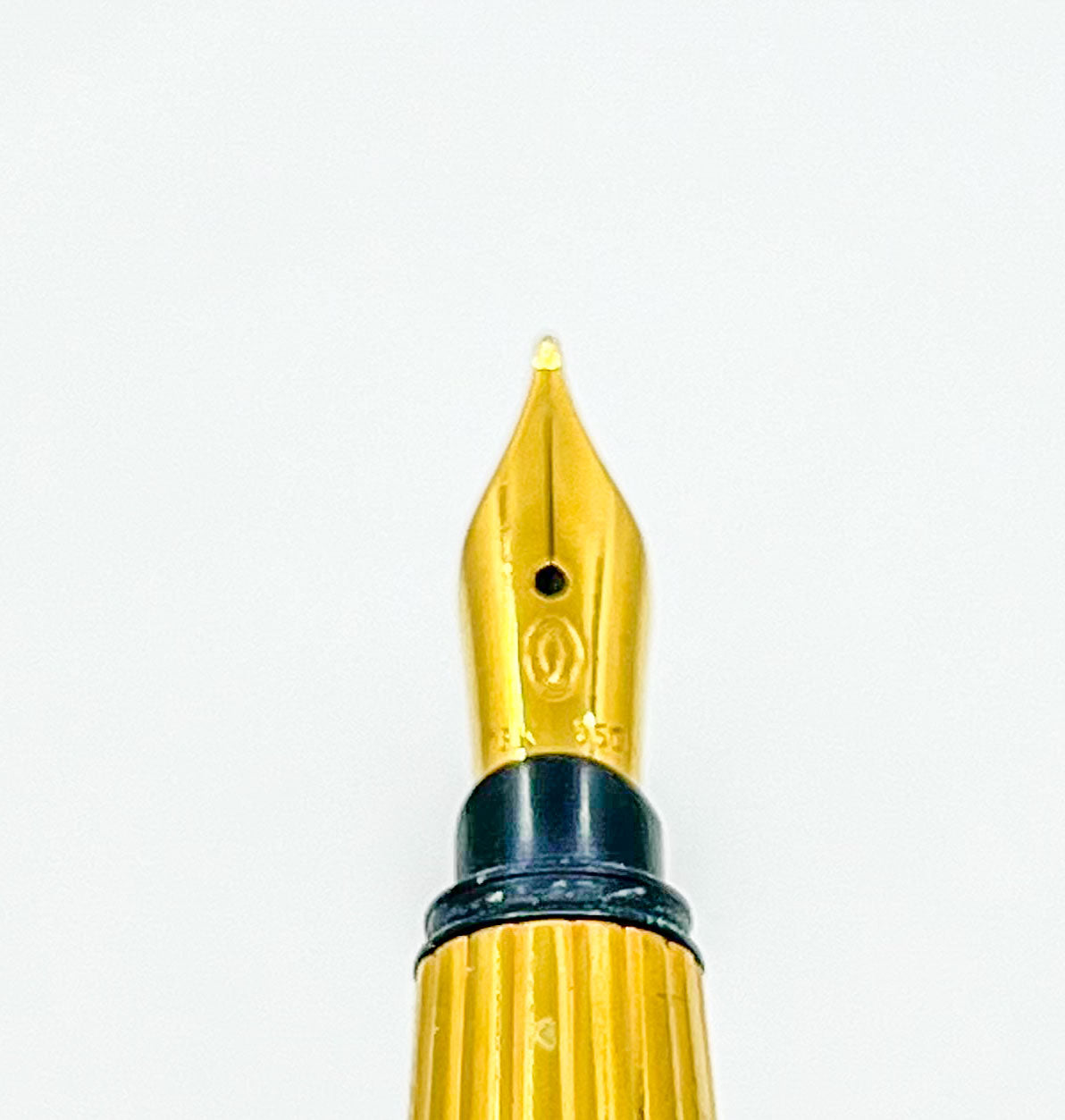Cartier Pasha Gold-Plated Fluted Fountain Pen