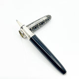 Krone Monarch Sterling Silver & Black Enamel Limited Edition Rollerball