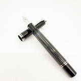 Pelikan M815 Black Metal Striped Fountain Pen
