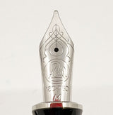 Pelikan M815 Black Metal Striped Fountain Pen