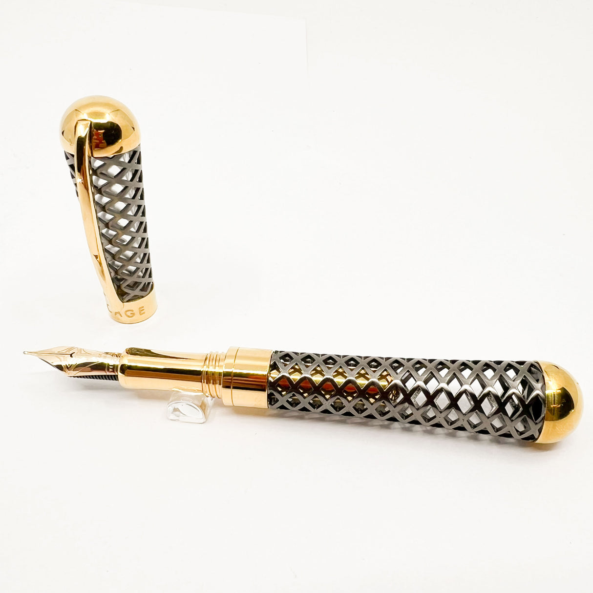 Visconti Black Diamond Cage LE Fountain Pen by Marta Sansoni - Only 50 Pens Produced!