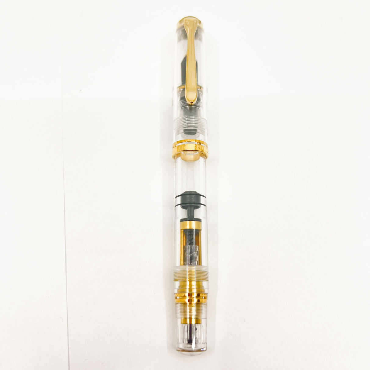 Pelikan M800 Clear Demonstrator Fountain Pen - Gold Plated Trim