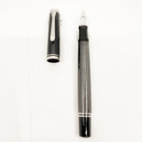 Pelikan  M405 Stresemann Gray Striped Fountain Pen