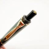 Pelikan D200 Mechanical Pencil (0.7mm) - Marbled Green Cap/Black Barrel