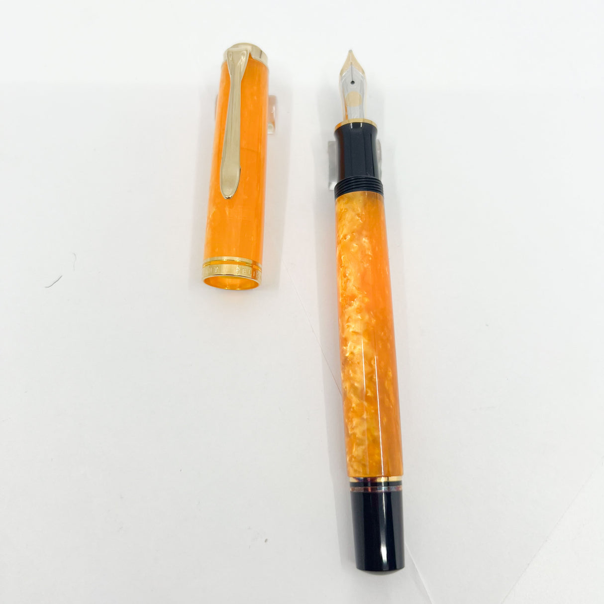 Pelikan M600 Vibrant Orange Fountain Pen