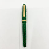 Platinum #3776 Celluloid Marbled Green Fountain Pen