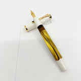 Pelikan M200 White-Gold Marbled Fountain Pen