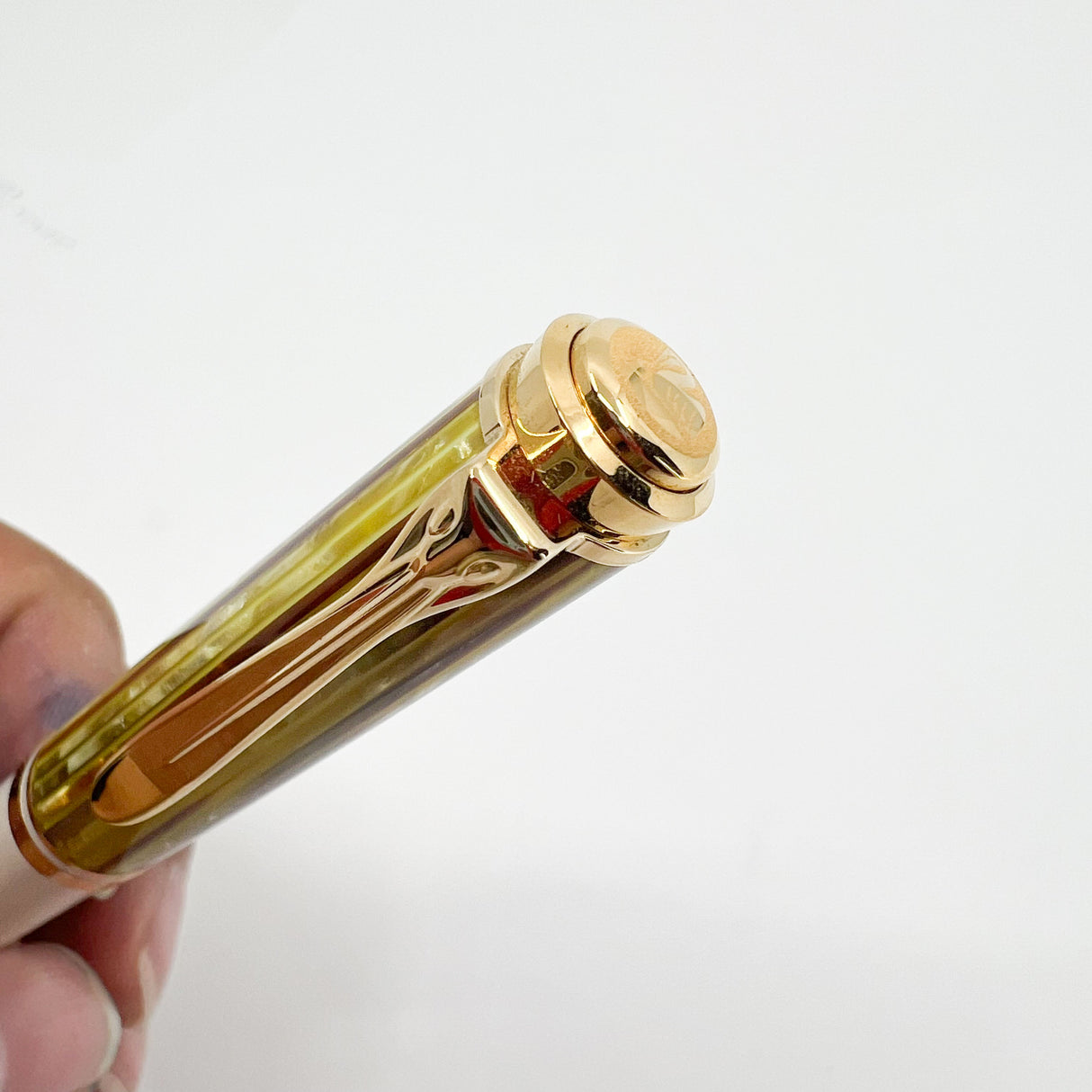 Pelikan K600 White- Tortoise Ballpoint Pen - RARE (NOT The K400)