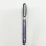 S.T. DuPont Line D Large Lilac Velvet Firehead Guilloche Rollerball