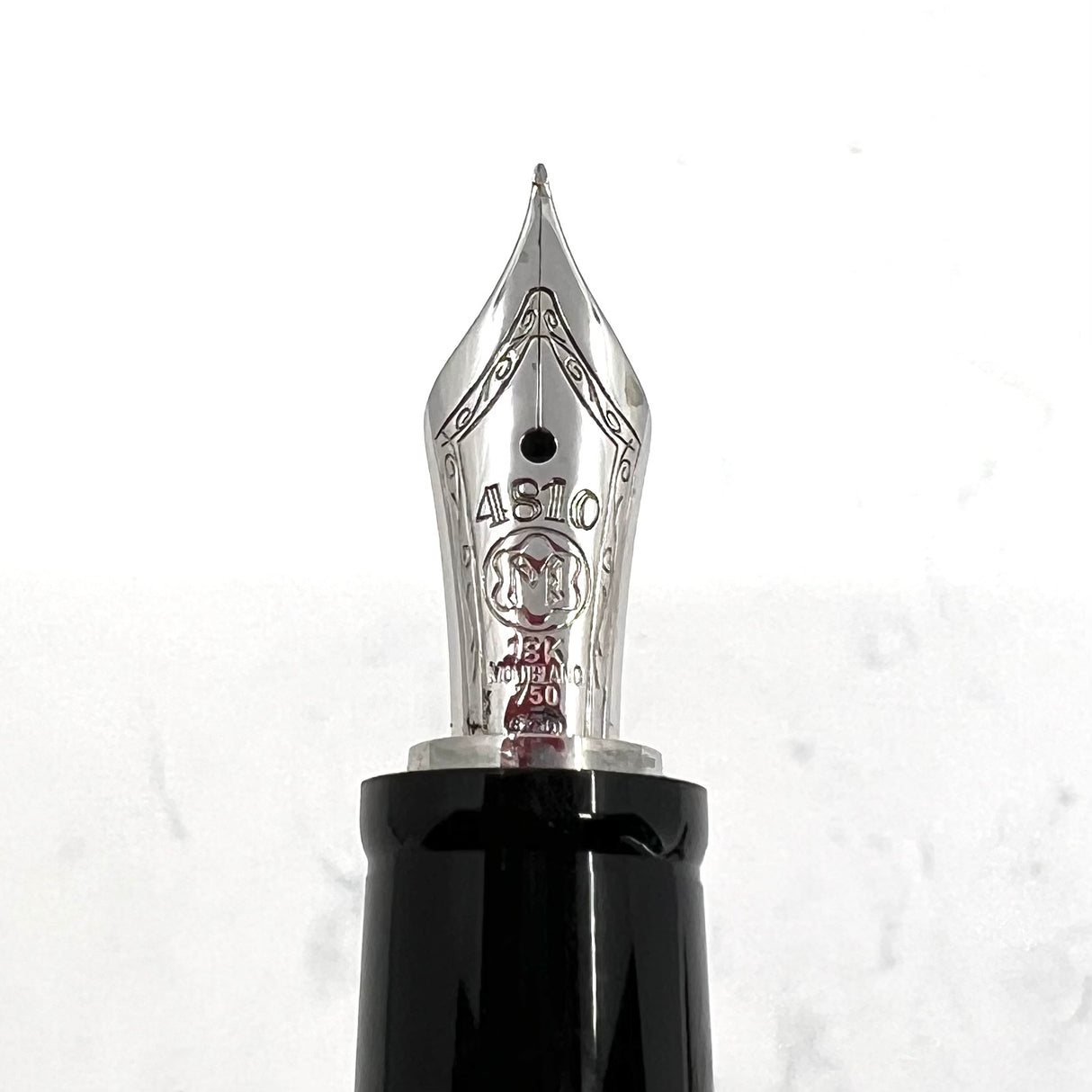 Montblanc Crystal Boheme Fountain Pen - Sterling Silver Stripes