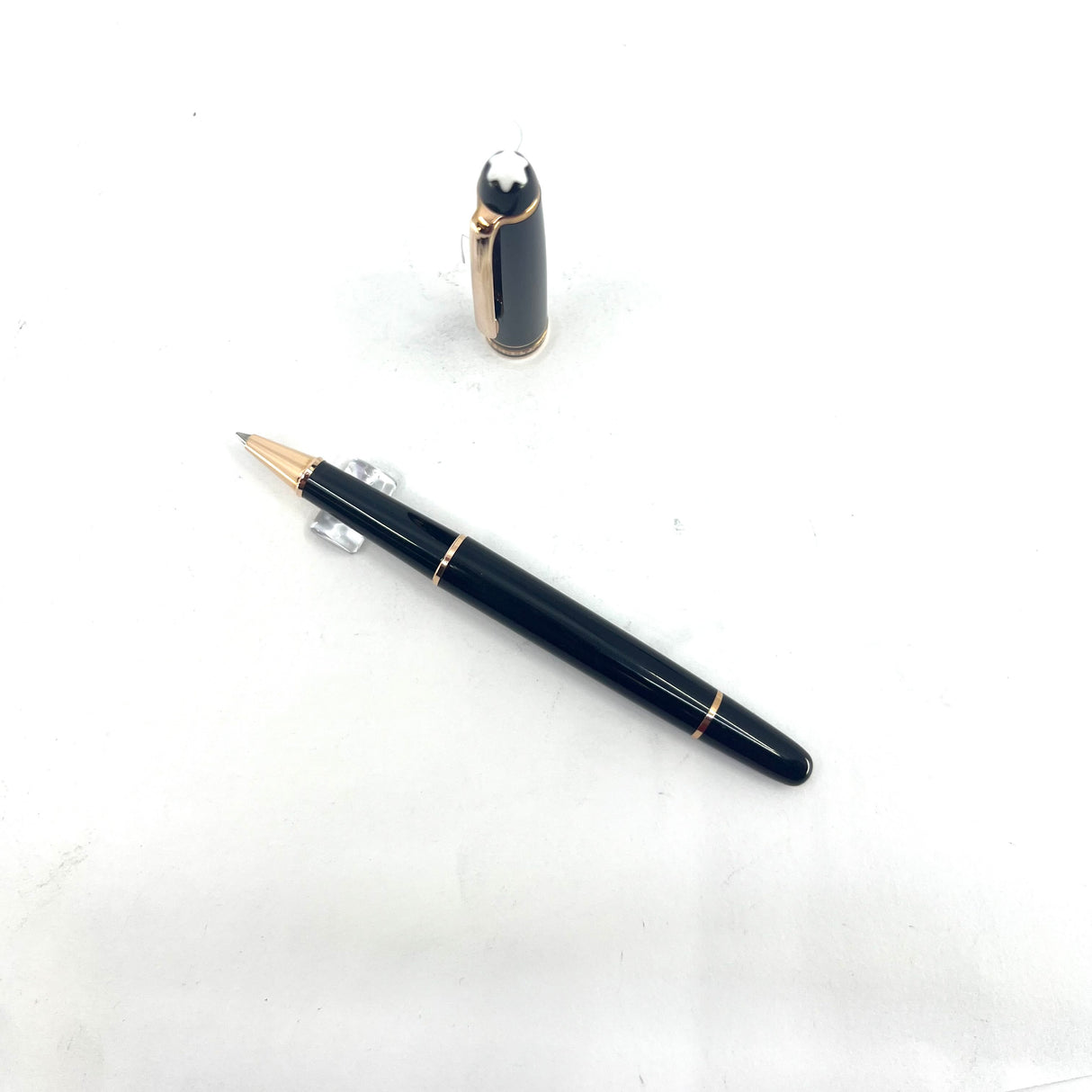 Montblanc Meisterstuck Yellow Gold-Coated Black Resin Classique Rollerball