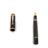 Montegrappa Ducale Brown Fountain Pen - Fine Gold-Plated Nib
