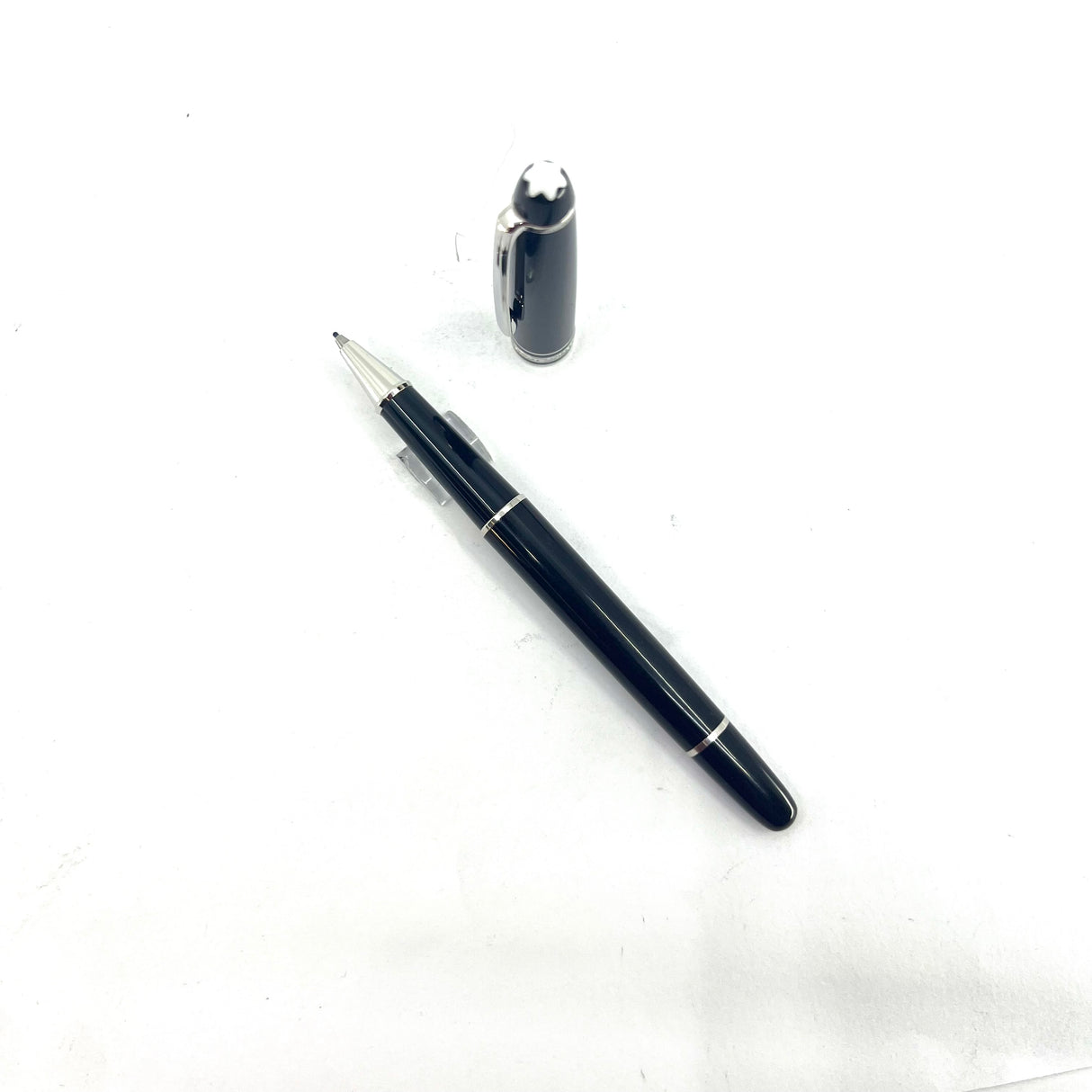 Montblanc Meisterstuck Platinum-Coated Black Resin Classique Rollerball