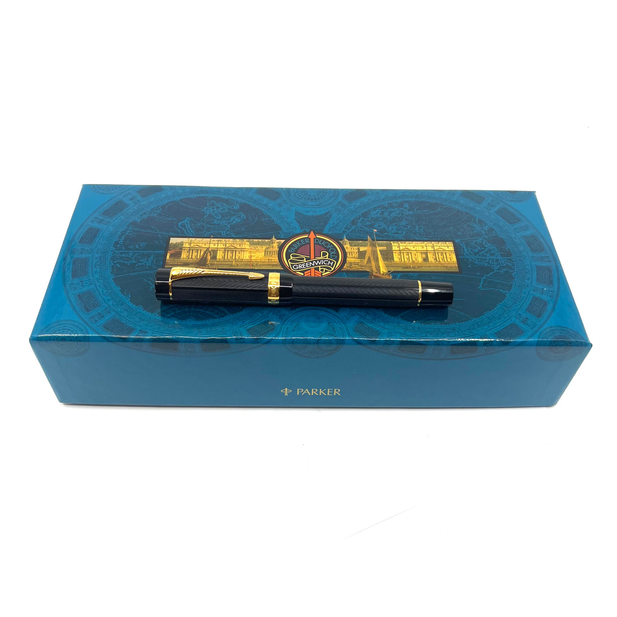 Parker Duofold Greenwich Special Edition Fountain Pen - Medium 18kt Gold Nib