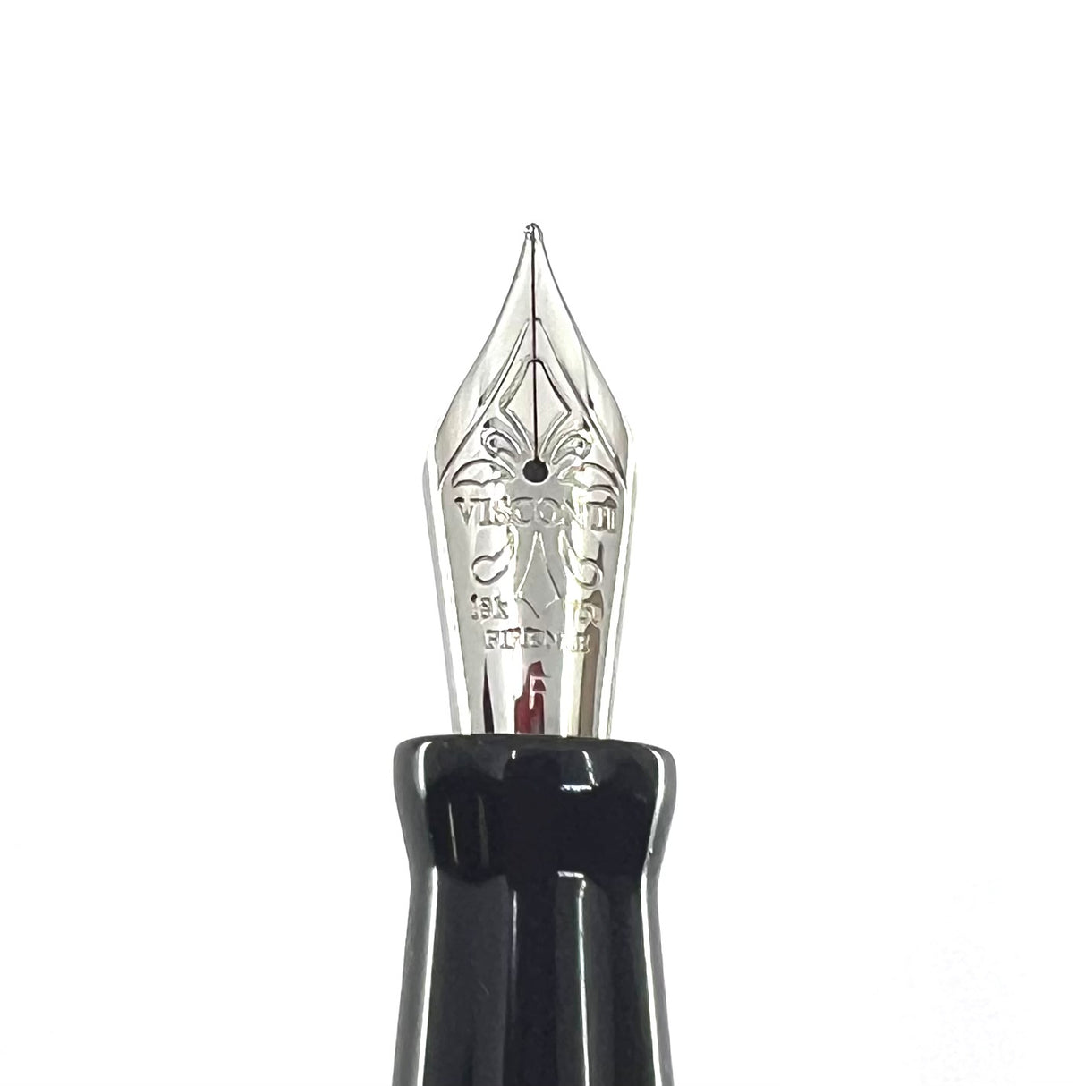 Visconti Copernicus Layered Blue Celluloid Fountain Pen - Fine 18kt Gold Nib