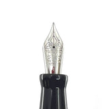 Visconti Copernicus Layered Blue Celluloid Fountain Pen - Fine 18kt Gold Nib