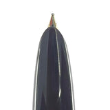 Parker 51 Deluxe Plum Fountain Pen - Gold Plated Cap - Medium 18kt Gold Nib