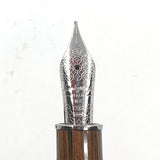 Montegrappa Miya Brown Ripple Ebonite Limited Edition Fountain Pen