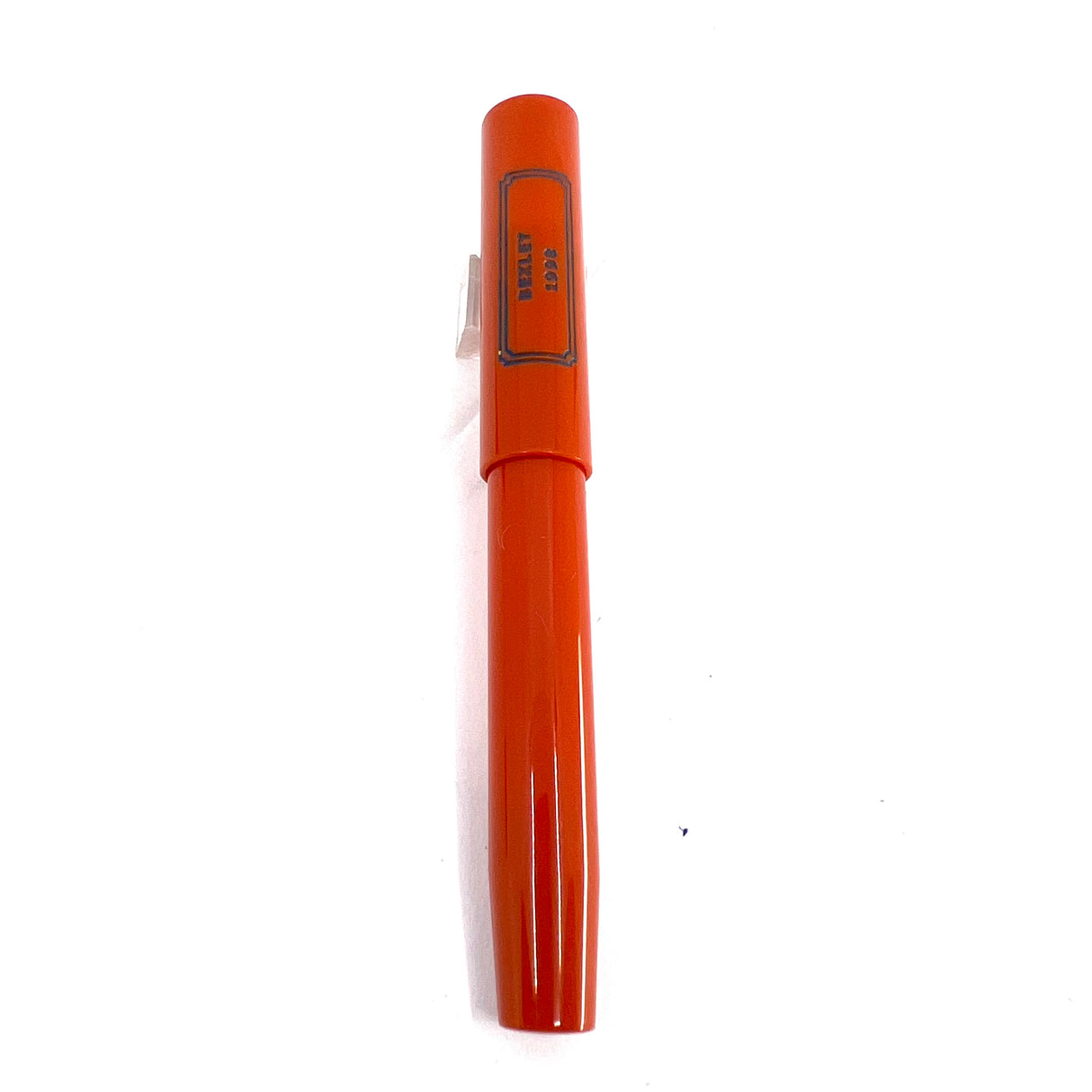 Bexley ULTRA GIANT Limited Edition Black Ebonite Fountain Pen with a Companion Orange Fountain Pen Hidden Inside - Oversized Medium 14kt  Gold Nib - Number 00 of 25 that were sold to the Public