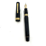 OMAS  Senior Paragon Extra - Large Black Fountain Pen - Flexible Double Broad 18K Nib