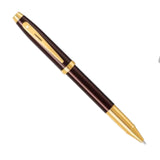 Sheaffer 100 Coffee Brown with PVD Gold Trim - Rollerball