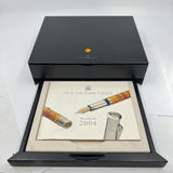 Graf von Faber-Castell "Amber" Pen of the Year 2004   -  Medium 18kt Gold Nib - Very Desirable!!