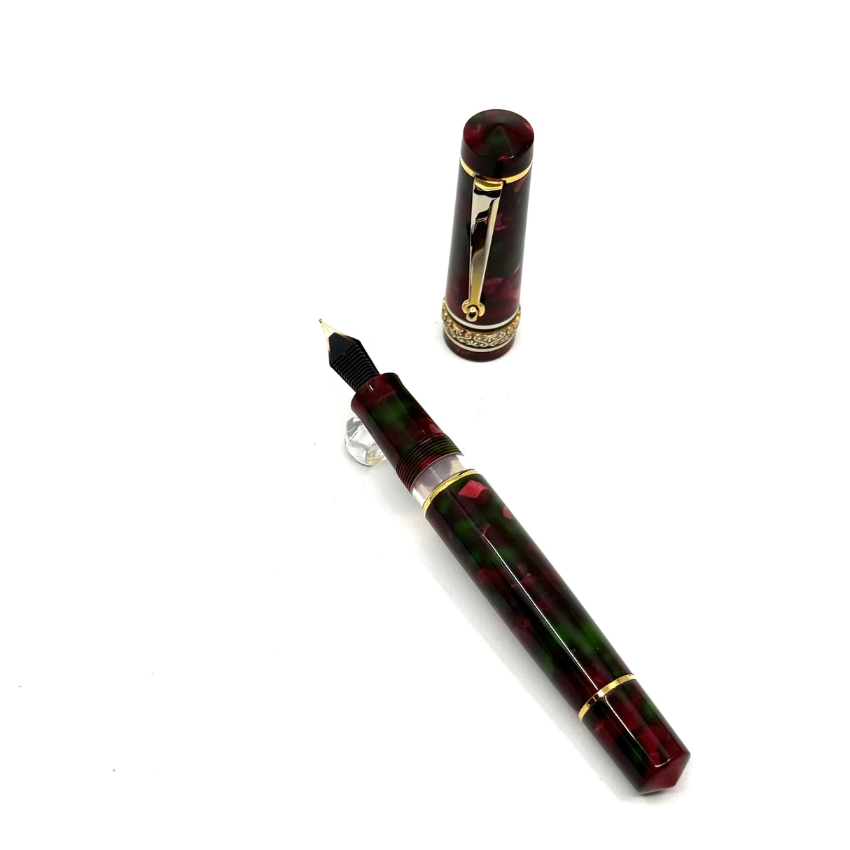 Maiora Alpha Pompei Limited Edition Fountain Pen - Medium 18kt Gold Nib
