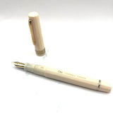 OMAS Ivory Vegetal Resin Bibliotheque Nationale Fountain Pen- Medium 18kt Gold Nib