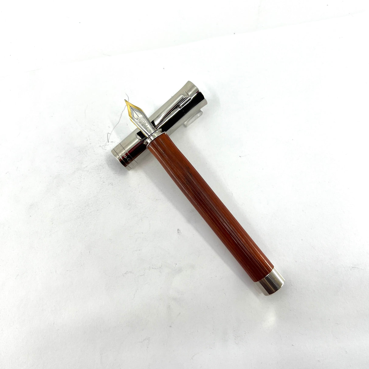 Graf Von Faber-Castell Intuition Platino Pernambuco Wood Fountain Pen - Fine 18kt Gold Nib