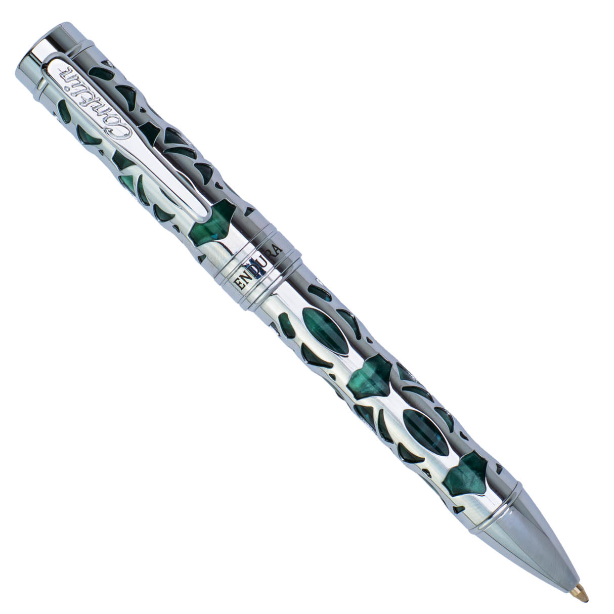 Conklin Endura Deco Crest Green Ballpoint Pen Collection