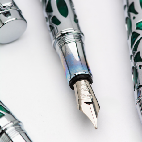 Conklin Endura Deco Crest Green Fountain Pen Collection