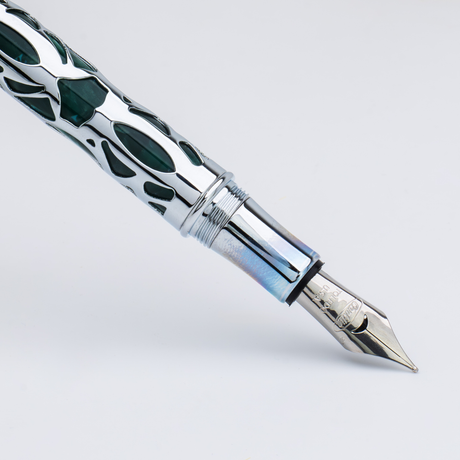 Conklin Endura Deco Crest Green Fountain Pen Collection