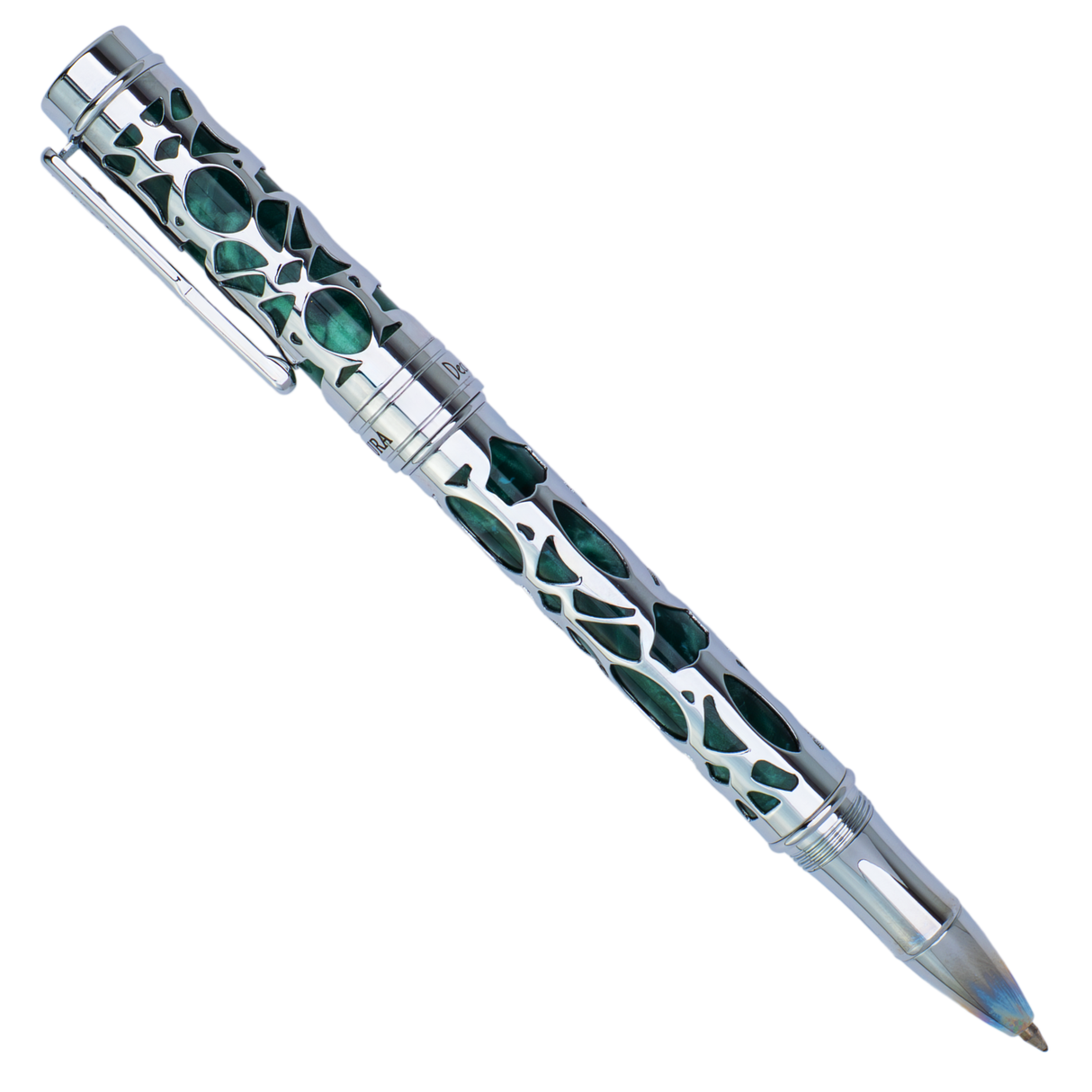 Conklin Endura Deco Crest Green Rollerball Pen Collection