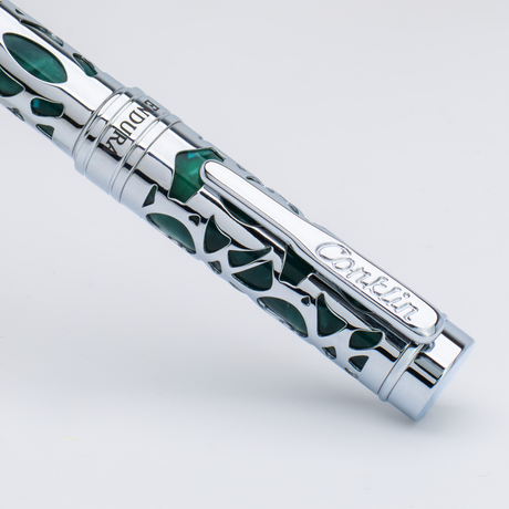 Conklin Endura Deco Crest Green Rollerball Pen Collection