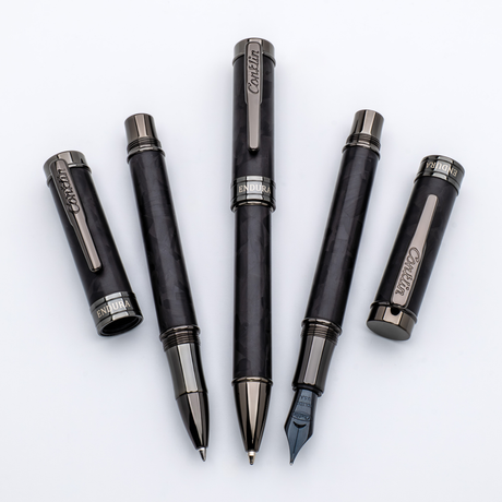 Conklin Endura Forged Carbon Fountain Pen Collection