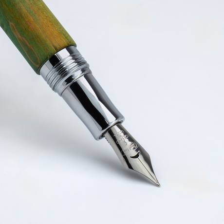 Conklin 1898 Stabilized Wood Matte Green Fountain Pen Collection